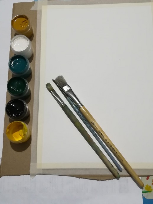 Рисуем одуванчики