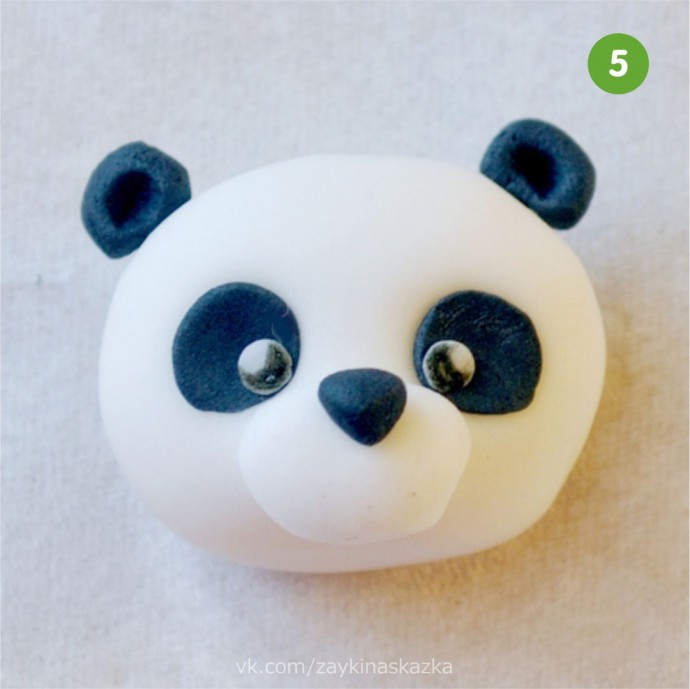 Панда из пластилина: мастер-класс Панда из пластилина: мастер-класс