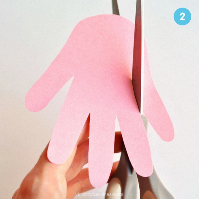 Зайчата из ладошек Зайчата из ладошек