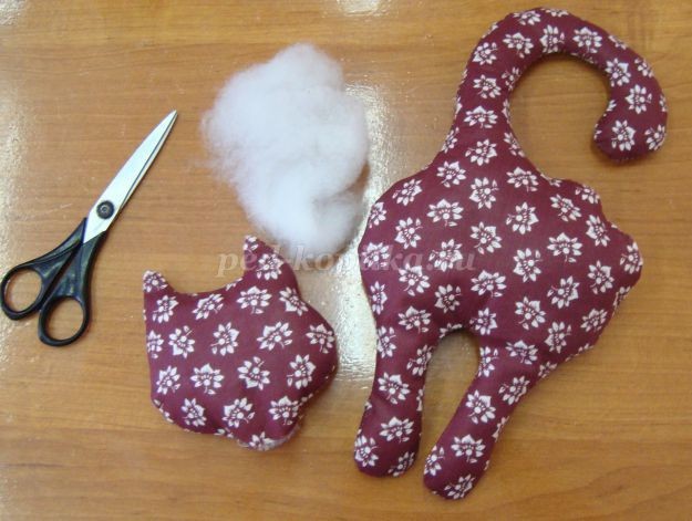 Мягкая игрушка "Кот": часть 1