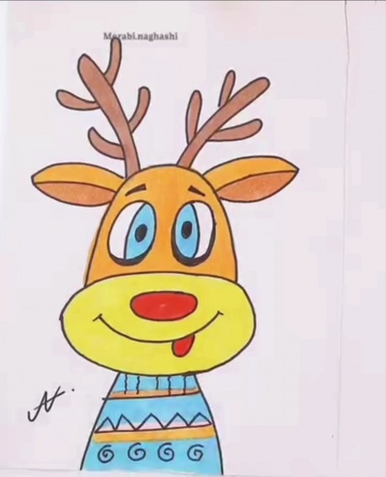 Олень в свитере Олень в свитере