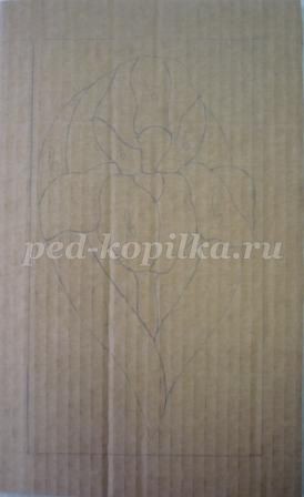 Панно из упаковочного картона: часть 2 Панно из упаковочного картона: часть 2