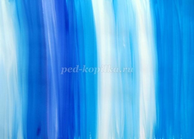 ​Цветущее дерево гуашью: часть 1