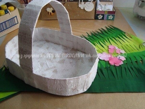 Летняя корзинка с полевыми цветами Летняя корзинка с полевыми цветами