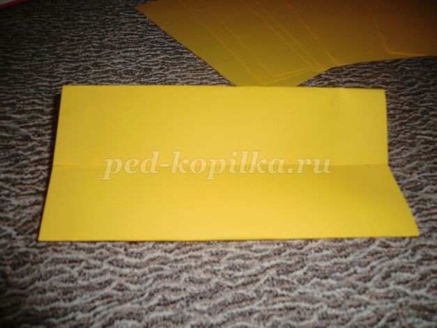 ​Мышка в технике оригами: часть 1