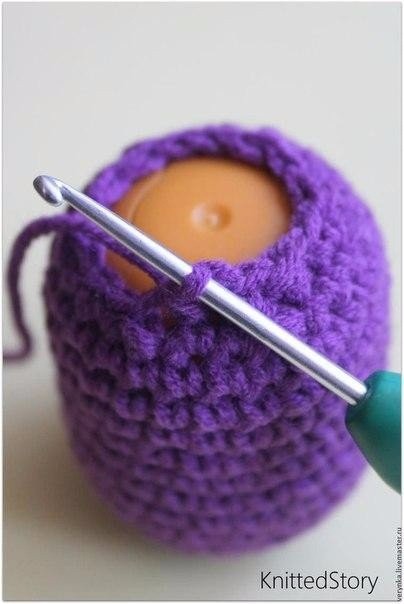 Вяжем погремушку в виде совы Вяжем погремушку в виде совы