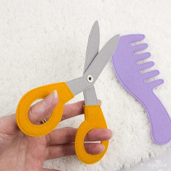 Безопасные ножницы и расчёска Безопасные ножницы и расчёска