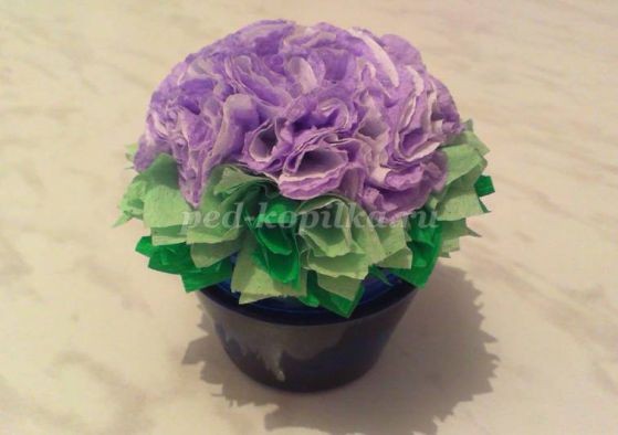 Цветы из бумаги "Весеннее вдохновение"