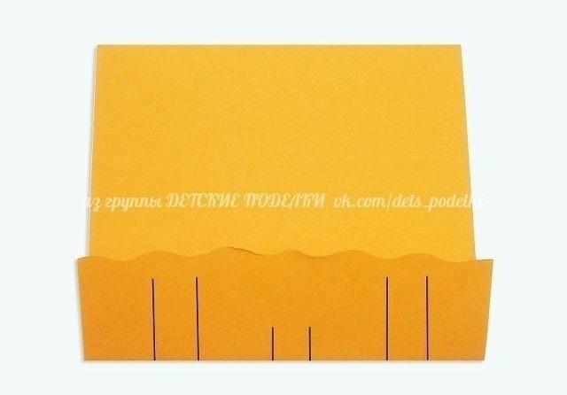 Пасхальная открытка с объемной серединой