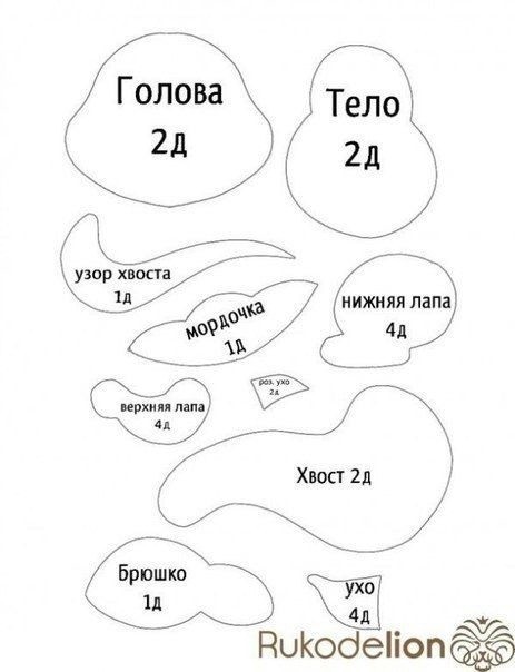 ​Игрушечки из фетра