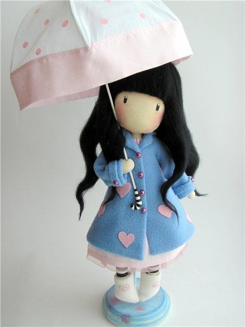 ​Куколка под зонтом