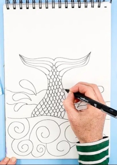 Рисунок на морскую тему Рисунок на морскую тему