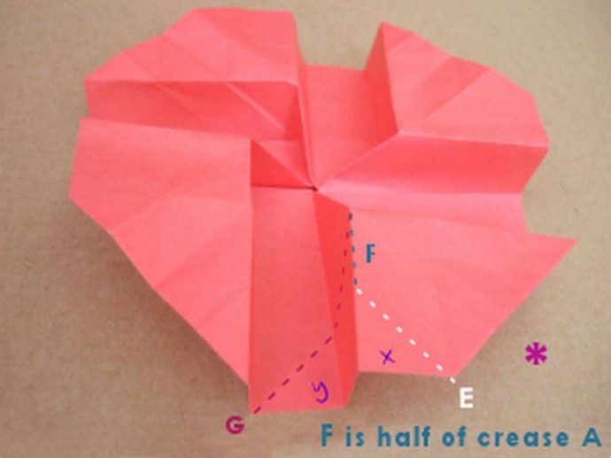 Делаем розу оригами