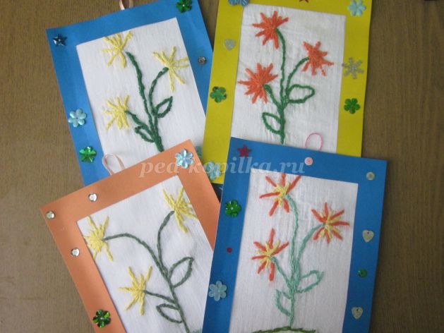 ​Вышивка детскими руками: часть 2
