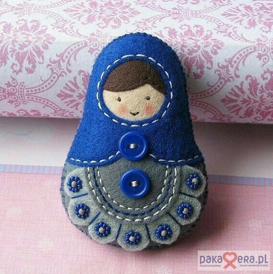 Матрешечки из фетра Матрешечки из фетра