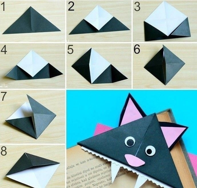 Зубастики в технике оригами