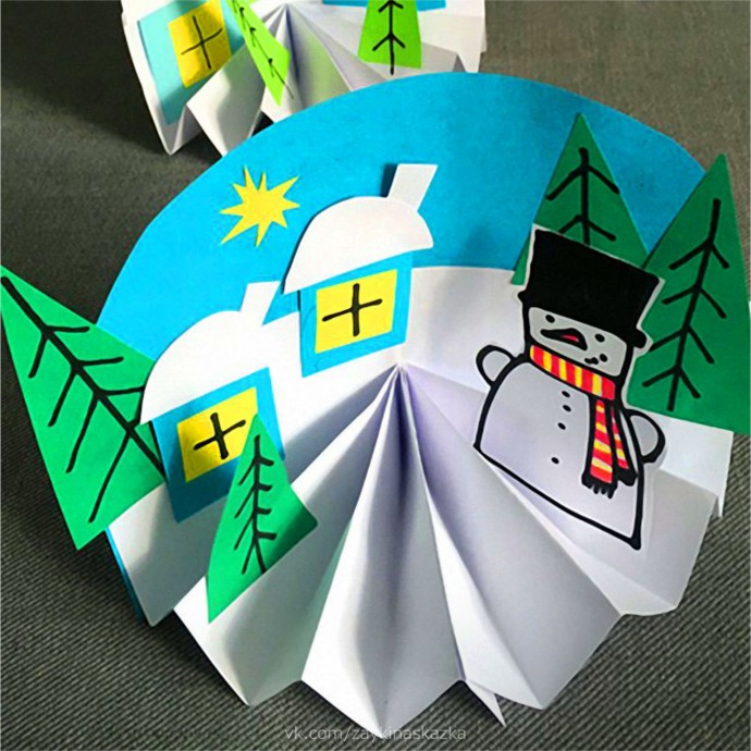 Городок зимой Городок зимой