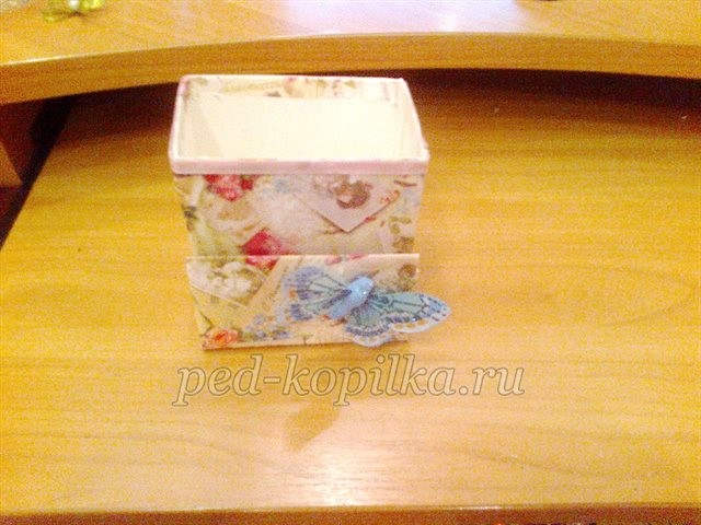 Изготовление подставки для ручек и карандашей Изготовление подставки для ручек и карандашей