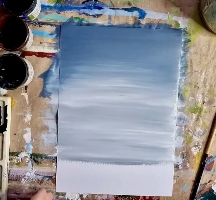 Рисуем первый снег Рисуем первый снег