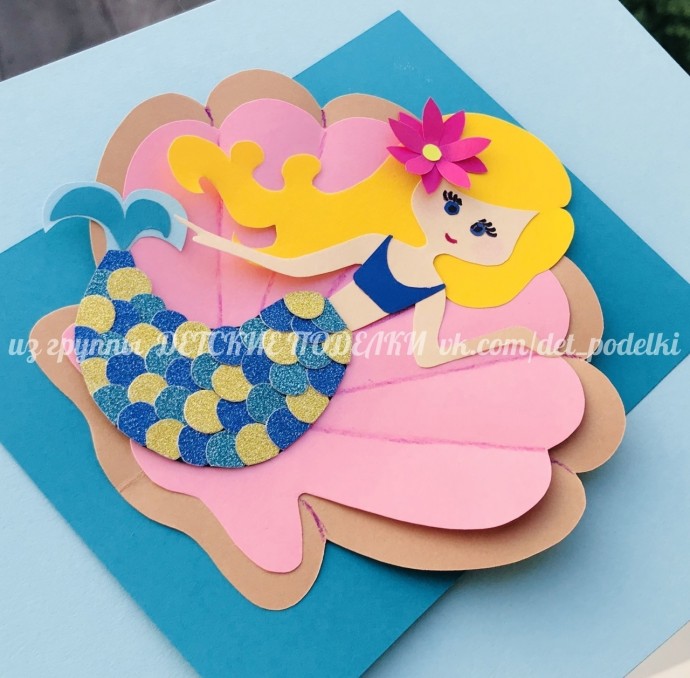 ​Русалочка в раковине