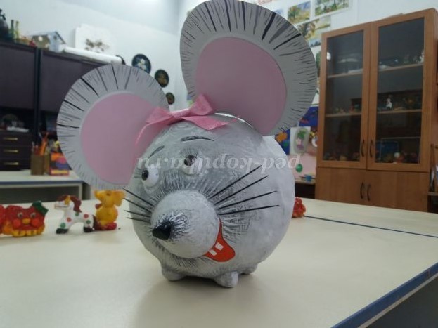 Мышка из папье-маше Мышка из папье-маше