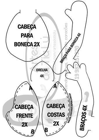 Куколки с выкройками Куколки с выкройками