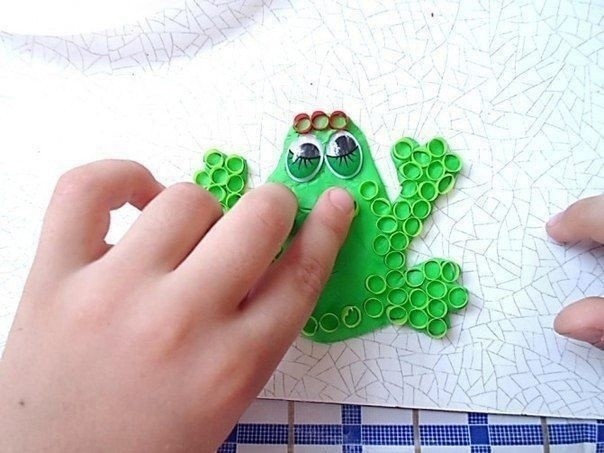 Мозаика из коктейльных трубочек Мозаика из коктейльных трубочек