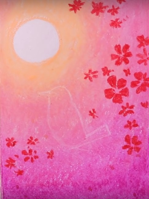 Птичка на цветущей веточке Птичка на цветущей веточке