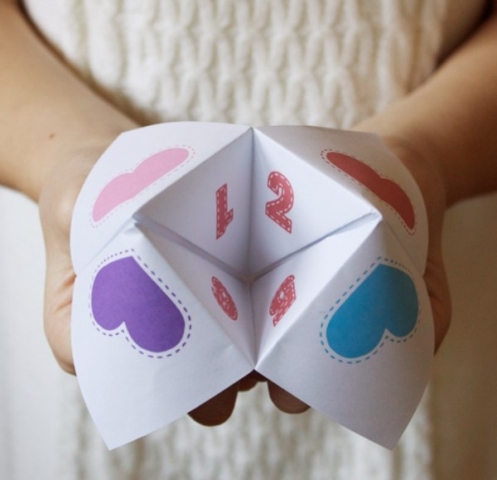 Детская гадалка-оригами