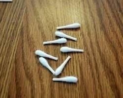 Поделка из ватных палочек