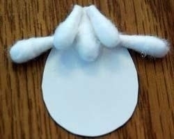 Поделка из ватных палочек