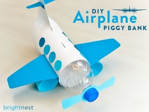 Делаем самолетик из пластиковой бутылки