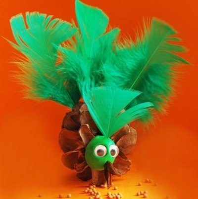 Поделки из шишек