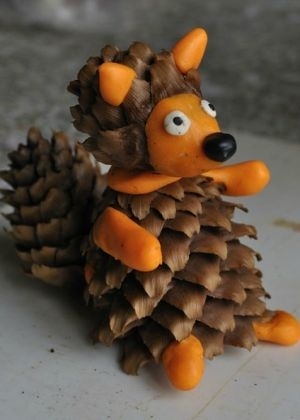 Поделки из шишек