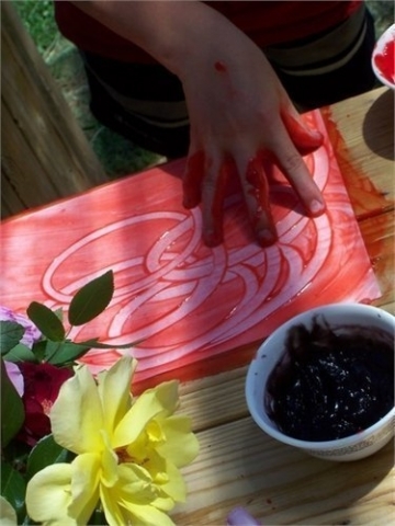 Гелевые пальчиковые краски.