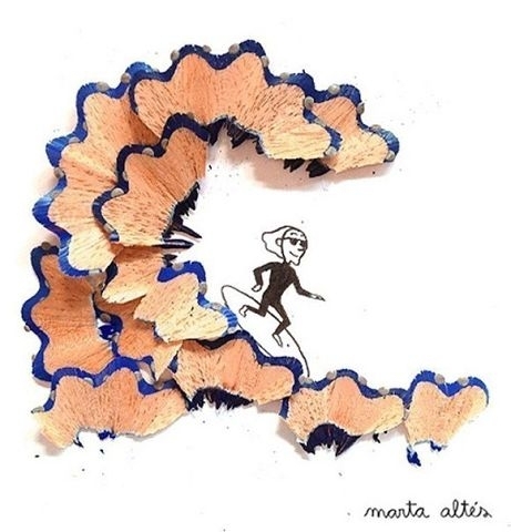 Из стружки от карандашей... Из стружки от карандашей...