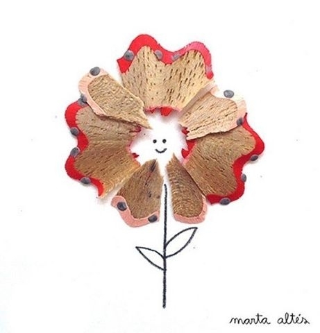 Из стружки от карандашей... Из стружки от карандашей...