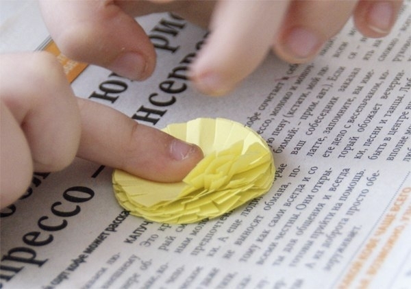 Аппликация "Одуванчики" Аппликация "Одуванчики"