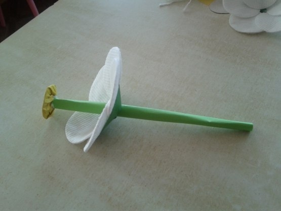 Цветочки из ватных дисков Цветочки из ватных дисков