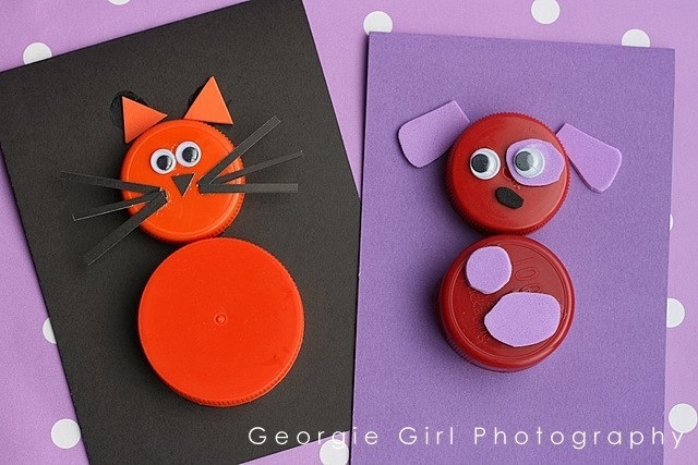 Поделки из крышек