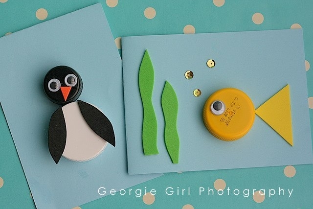 Поделки из крышек